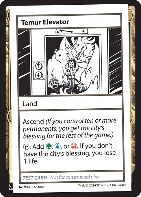 Temur Elevator card art