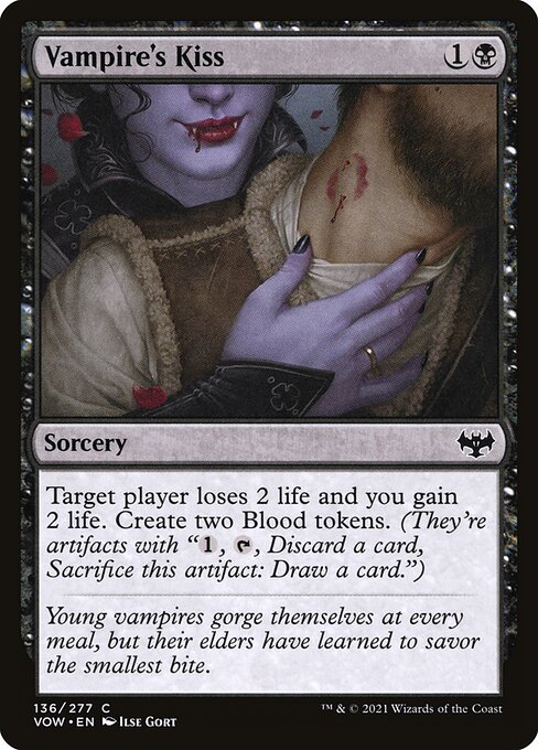 Vampire's Kiss card art