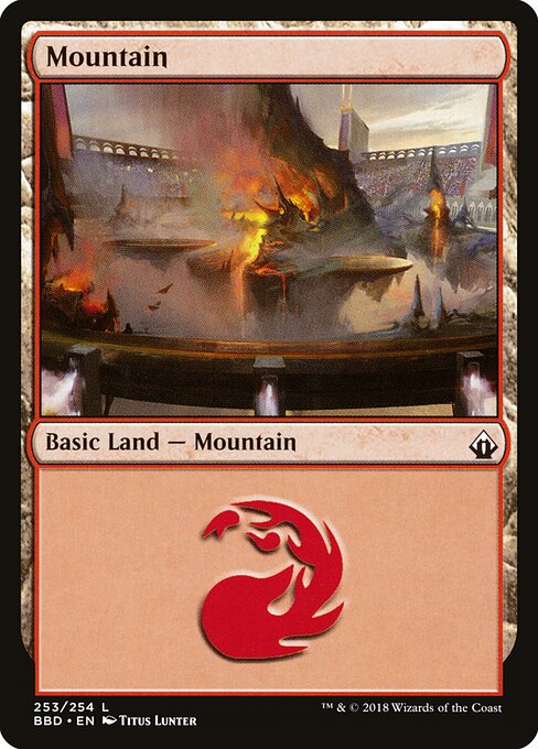 Mountain card art