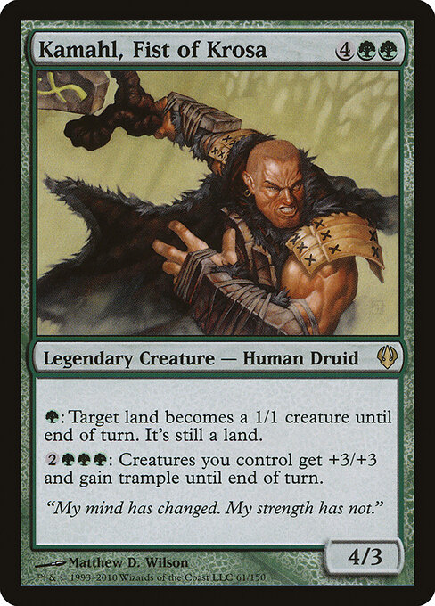 Kamahl, Fist of Krosa card art