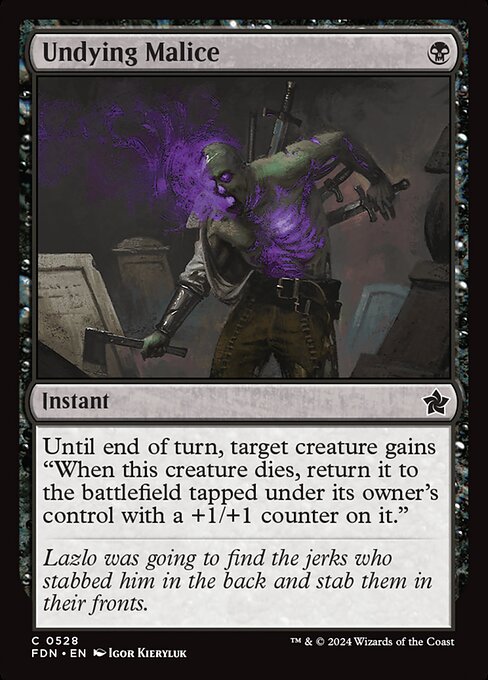 Undying Malice card art