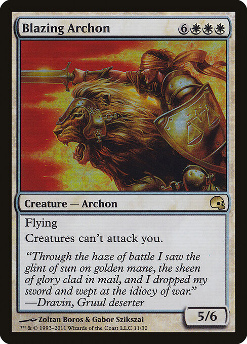 Blazing Archon card art