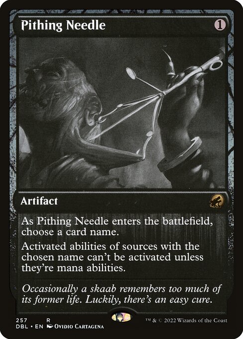 Pithing Needle card art