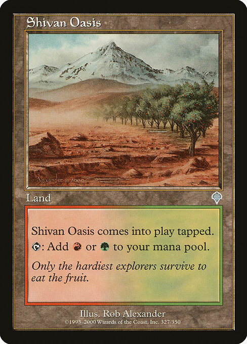 Shivan Oasis card art