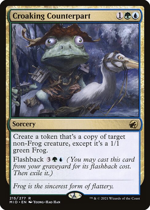 Croaking Counterpart card art