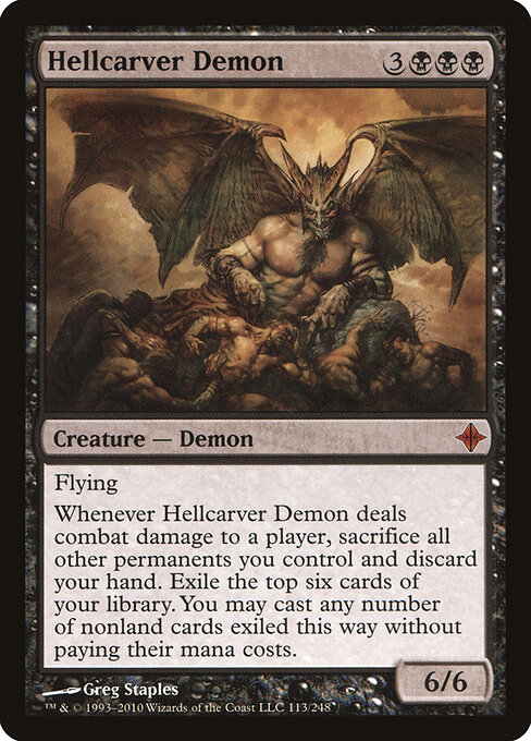 Hellcarver Demon card art