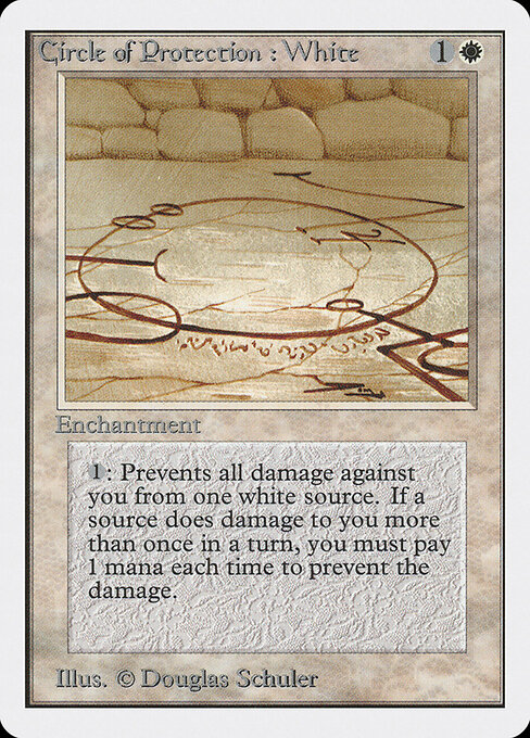 Circle of Protection: White card art