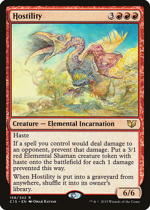 Hostility card art