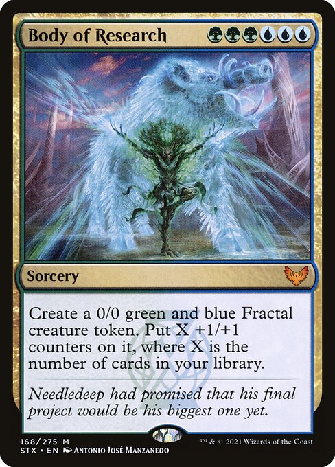 Body of Research card art