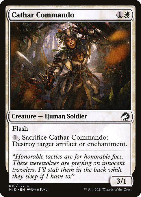 Cathar Commando card art