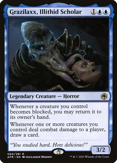 Grazilaxx, Illithid Scholar card art