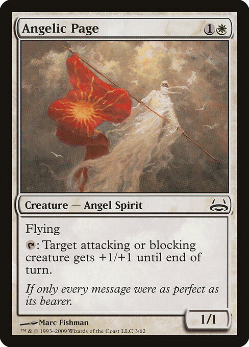 Angelic Page card art