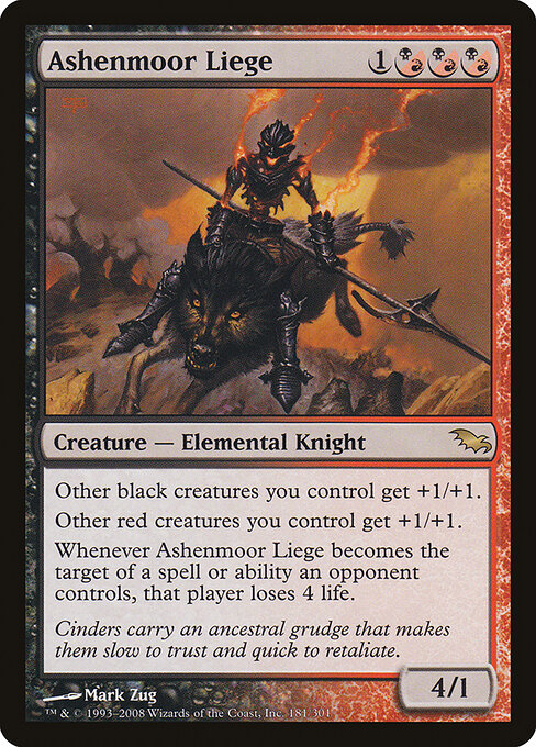Ashenmoor Liege card art