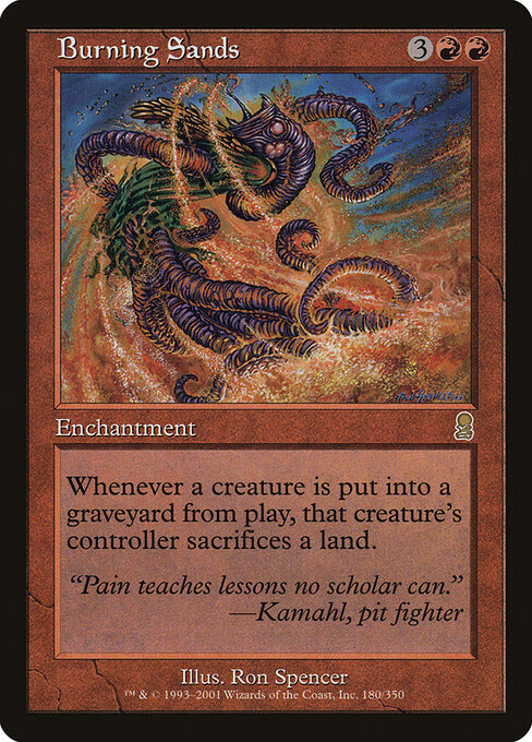 Burning Sands card art