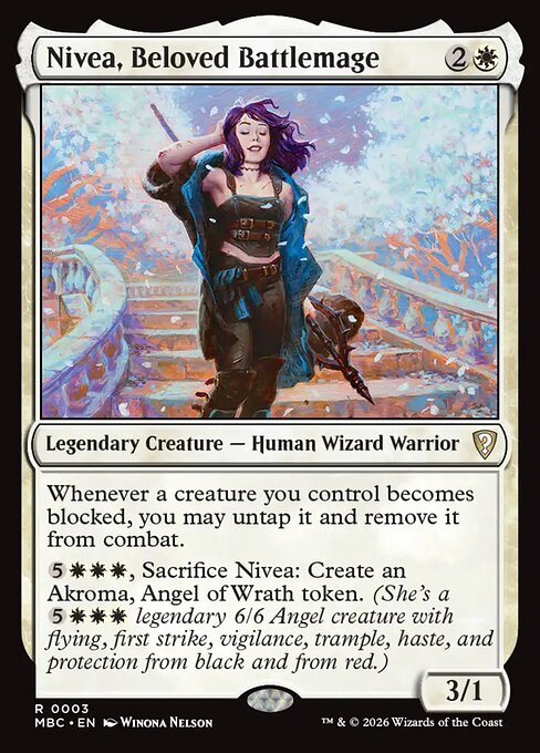 Nivea, Beloved Battlemage card art