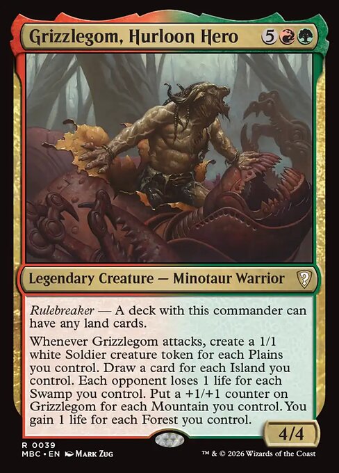 Grizzlegom, Hurloon Hero card art