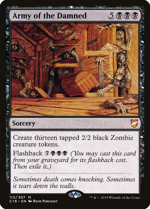 Army of the Damned card art