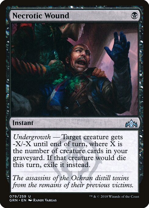 Necrotic Wound card art