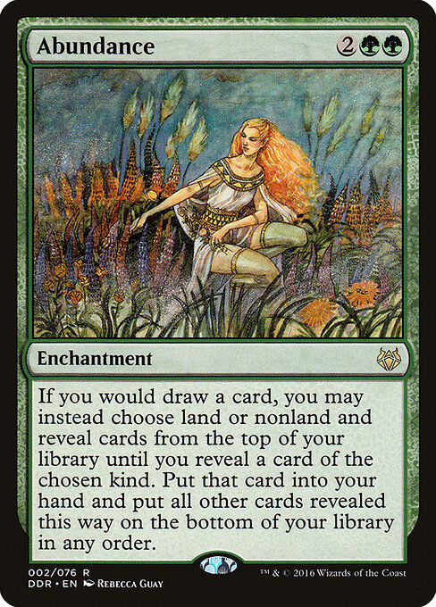 Abundance card art