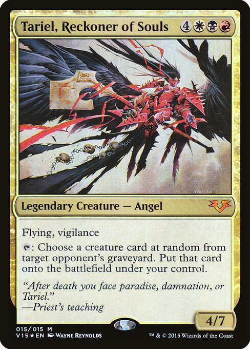 Tariel, Reckoner of Souls card art
