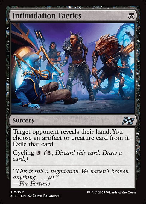 Intimidation Tactics card art