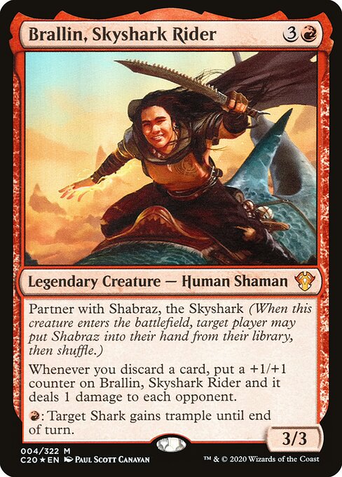 Brallin, Skyshark Rider card art