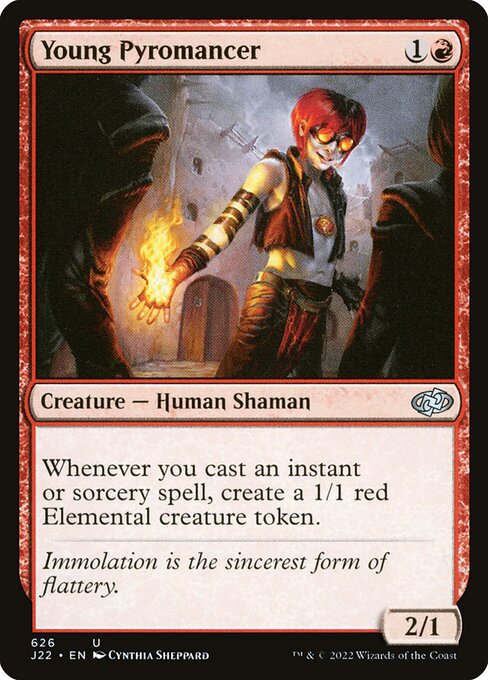 Young Pyromancer card art