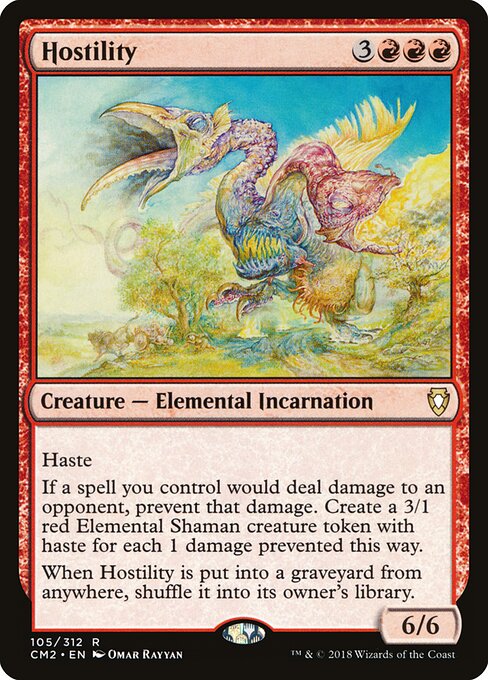 Hostility card art