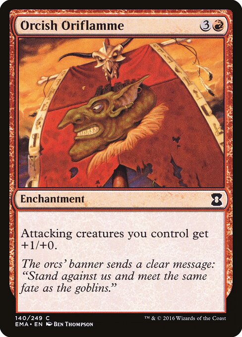 Orcish Oriflamme card art