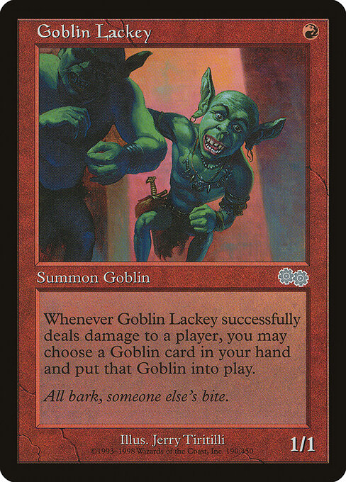 Goblin Lackey card art