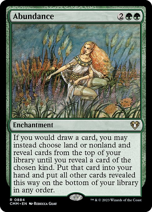 Abundance card art