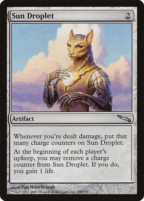 Sun Droplet card art
