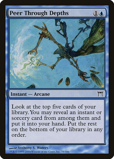 Peer Through Depths card art