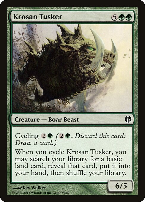 Krosan Tusker card art
