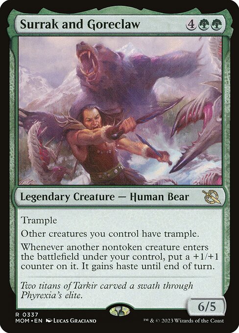 Surrak and Goreclaw card art