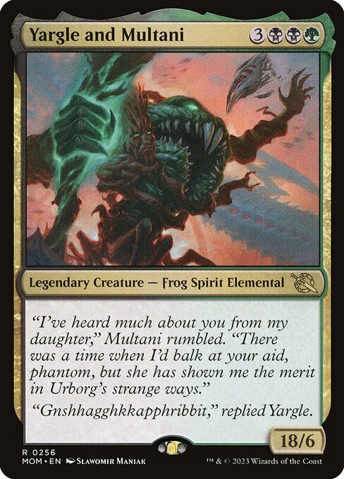 Yargle and Multani card art