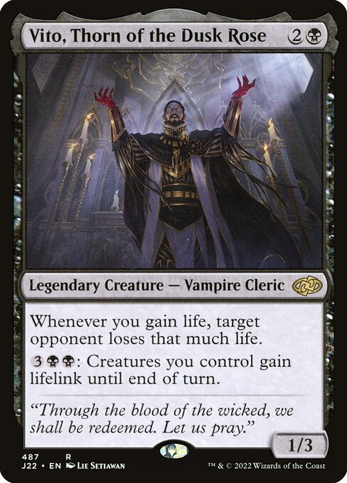 Vito, Thorn of the Dusk Rose card art