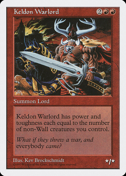 Keldon Warlord card art