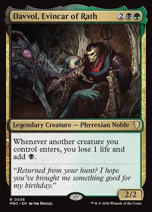 Davvol, Evincar of Rath card art