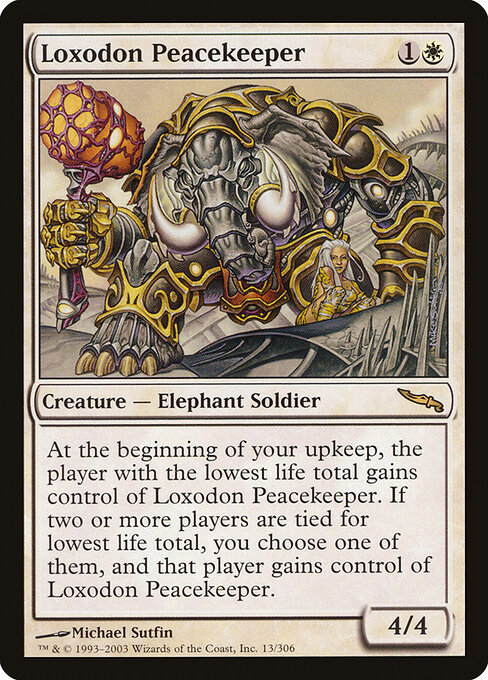 Loxodon Peacekeeper card art