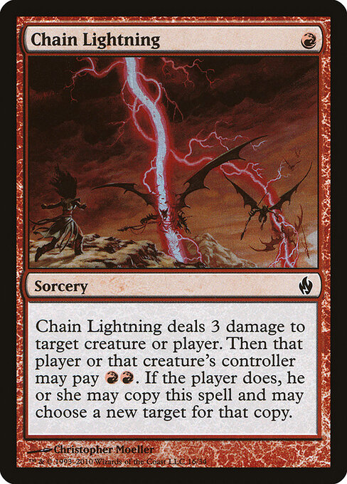 Chain Lightning card art