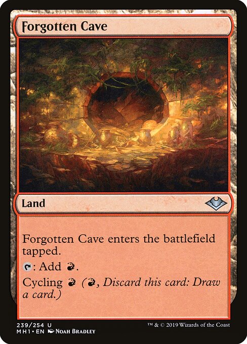 Forgotten Cave card art