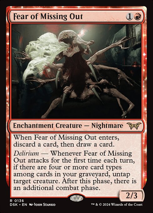 Fear of Missing Out card art