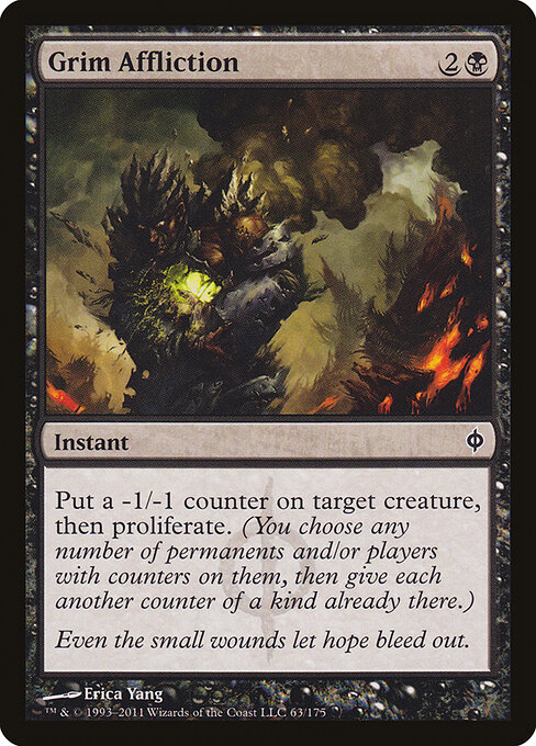 Grim Affliction card art