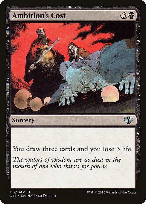 Ambition's Cost card art