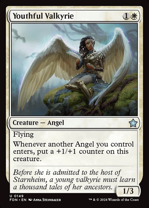 Youthful Valkyrie card art