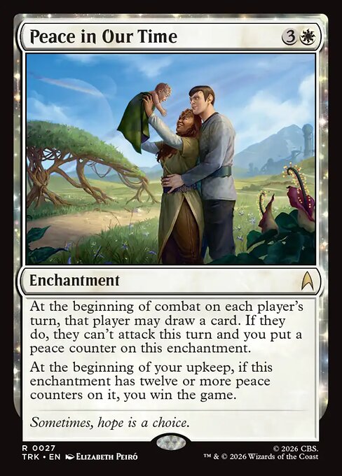 Peace in Our Time card art