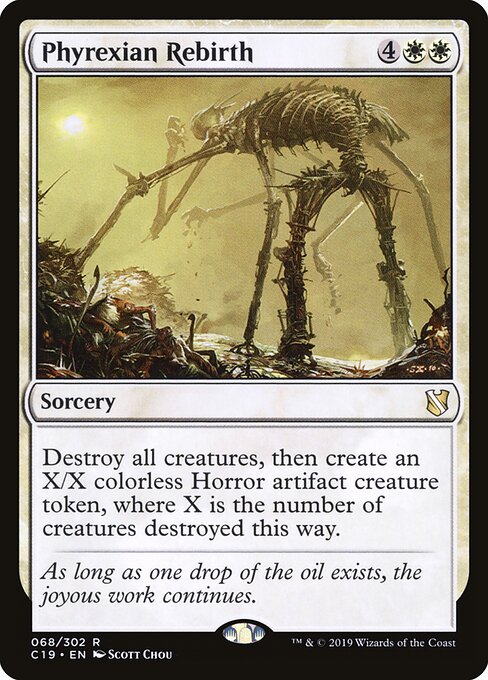 Phyrexian Rebirth card art