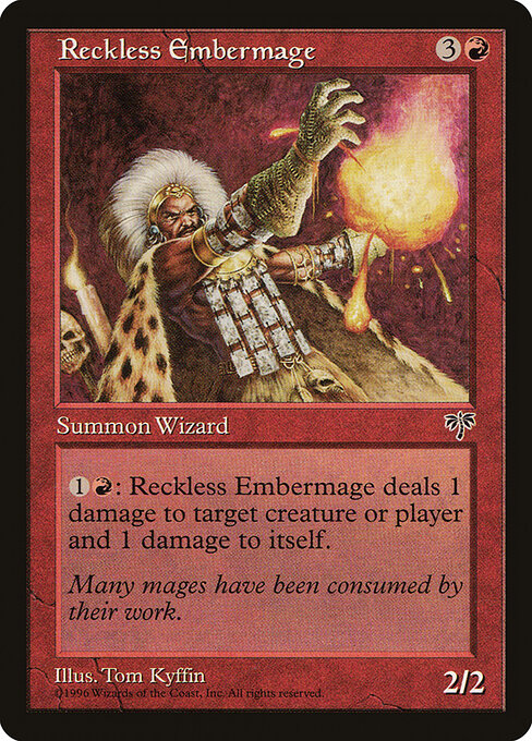 Reckless Embermage card art