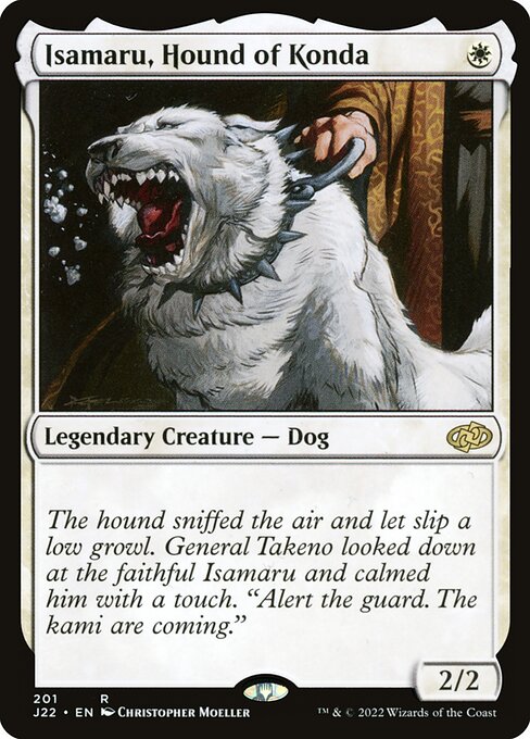 Isamaru, Hound of Konda card art